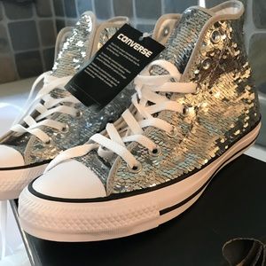 Sequined Hightop Converse